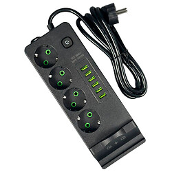 Мережевий подовжувач Power Socket 994U, 2.0 м., Чорний