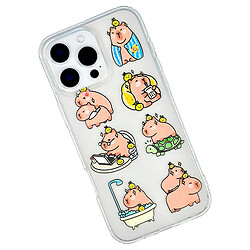 Чехол (накладка) Apple iPhone 13 Pro, Transparent Print Mix, Capybara, Прозрачный