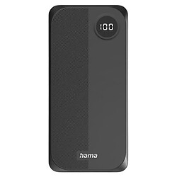 Портативна батарея (Power Bank) Hama 00201755, 20000 mAh, Чорний