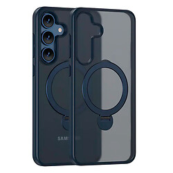 Чехол (накладка) Samsung Galaxy S26 / Galaxy S26 Pro, Epik Metal Buttons HQ Ring, MagSafe, Dark Blue, Синий
