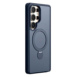 Чехол (накладка) Samsung Galaxy S26 Ultra, Epik Metal Buttons HQ Ring, MagSafe, Dark Blue, Синий