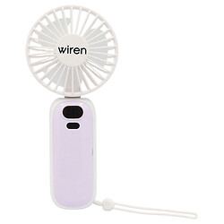 Вентилятор портативний акумуляторний Wiren, 8,5х4,5х18 см, Wiren