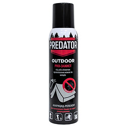 Средство репеллентное от клещей, пожилых комаров PREDATOR Outdoor, аэрозоль 150 мл
