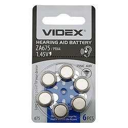 Батарейка Videx ZA675/PR-44
