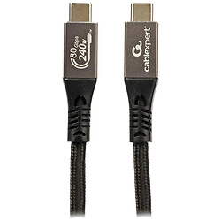 Кабель Cablexpert CCBP-USB4.2-CMCM240-1M, Type-C, 1.0 м., Чорний
