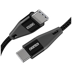 Кабель Choetech XCC-1008, Type-C, 1.0 м., Чорний