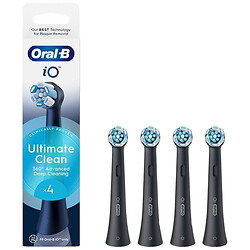 Насадка для зубної щітки Braun Oral-B iO RB CBF-4 Ultimate Clean, Чорний