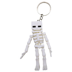 Брелок "Minecraft: Skeleton", 3d печать, Mic