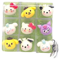 Клавиатура-брелок "Sanrio", LED, 9 Кнопок, Микс, Technodrive