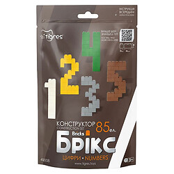 Конструктор "Брікс", цифри 85 ел., Tigres