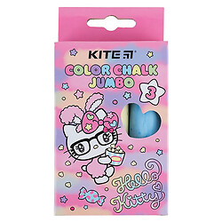Крейда кольорова "Jumbo: Hello Kitty", 3 кол., Kite