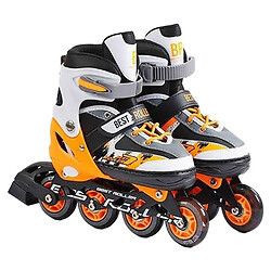 Ролики "Best Roller", розмір 38-42, колеса PU, переднє колесо з підсвічуванням, устілка 24.5-26.5 см, коліс d - 7 см, в сумці, Best Roller