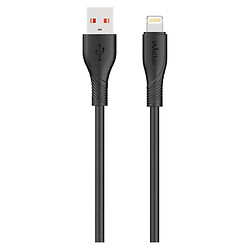 USB кабель Walker C585 Apple iPhone SE 2022 / iPhone 14 Pro Max / iPhone 14 Plus / iPhone 14 Pro / iPhone 14 / iPhone 13 Pro / iPhone 13 Mini / iPhone 13 / iPhone 13 Pro Max / iPhone 12 Mini / iPhone 12 Pro Max / iPhone 12 Pro, Lightning, 1.0 м., Черный