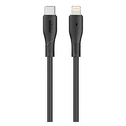 USB кабель Walker C585 Apple iPhone SE 2022 / iPhone 14 Pro Max / iPhone 14 Plus / iPhone 14 Pro / iPhone 14 / iPhone 13 Pro / iPhone 13 Mini / iPhone 13 / iPhone 13 Pro Max / iPhone 12 Mini / iPhone 12 Pro Max / iPhone 12 Pro, Lightning, 1.0 м., Чорний