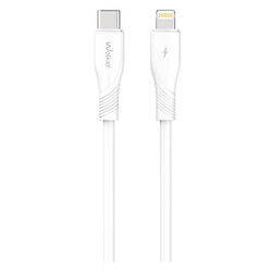 USB кабель Walker C585 Apple iPhone SE 2022 / iPhone 14 Pro Max / iPhone 14 Plus / iPhone 14 Pro / iPhone 14 / iPhone 13 Pro / iPhone 13 Mini / iPhone 13 / iPhone 13 Pro Max / iPhone 12 Mini / iPhone 12 Pro Max / iPhone 12 Pro, Lightning, 1.0 м., Білий
