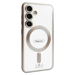 Чохол (накладка) Samsung Galaxy S26/Galaxy S26 Pro, Metallic Full Camera, MagSafe, Grey Matte, Сірий