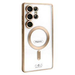 Чехол (накладка) Samsung Galaxy S26 Ultra, Metallic Full Camera, MagSafe, Gold Matte, Золотой