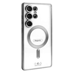 Чохол (накладка) Samsung Galaxy S26 Ultra, Metallic Full Camera, MagSafe, Silver Matte, Срібний