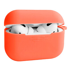 Чохол (накладка) Apple AirPods Pro 3, Silicone Classic Case, Nectarine, Помаранчевий