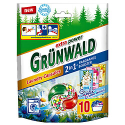 Капсулы для стирки парфюмированные 2в1 Grunwald "Универсальные", 10 шт./уп.