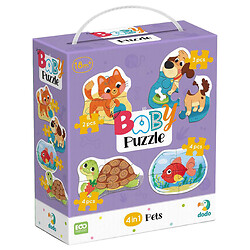 Пазли картонні 4в1 "Baby", в асортименті, Dodo