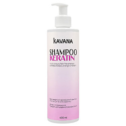 Шампунь для волос безсульфатный Kavana "Кератин", 400 мл