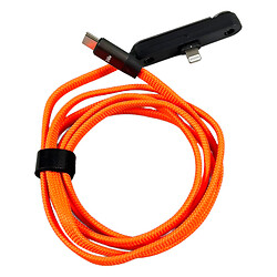 USB кабель Apple iPhone SE 2022 / iPhone 14 Pro Max / iPhone 14 Plus / iPhone 14 Pro / iPhone 14 / iPhone 13 Pro / iPhone 13 Mini / iPhone 13 / iPhone 13 Pro Max / iPhone 12 Mini / iPhone 12 Pro Max / iPhone 12 Pro, Lightning, 1.2 м., Оранжевый