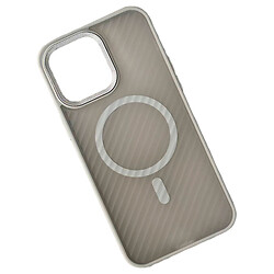 Чехол (накладка) Apple iPhone 11, Wavy Pattern Matte, MagSafe, Серый