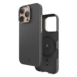 Чохол (накладка) Apple iPhone 16 Pro Max, Wiwu Aramid Air, MagSafe, Чорний