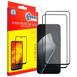 Защитное стекло Xiaomi 15T / 15T Pro, Dengos, Черный