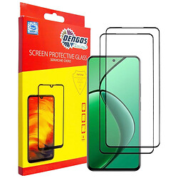 Защитное стекло OPPO Realme 12 4G, Dengos, Черный