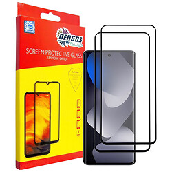 Захисне скло Xiaomi Redmi Note 15, Dengos, Чорний