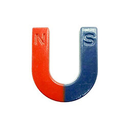 Учебный магнит подкова U-образный