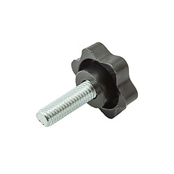 Ручка затискна M6X20mm D24 Чорна