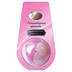 Бомбочка для ванни AquaShine Bath Sweets "Романтична пригода" з шиммером 140г