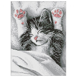 Алмазная мозаика "Мурчащее утро", 30х40см, Ідейка