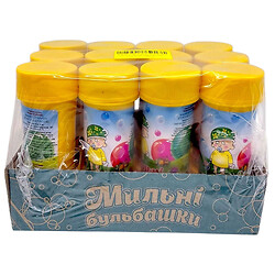 Мильні бульбашки, 60 мл, 12 штук, Dreams