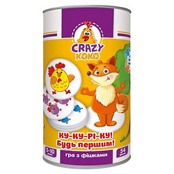 Настольная игра "Кукареку!", укр., Vladi Toys