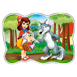 Пазли "Червона шапочка", maxi, 12 елементів, Castorland