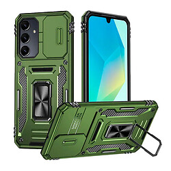 Чехол (накладка) Samsung Galaxy A36 5G / Galaxy A37 5G, Epik Camshield Army Ring, Army Green, Оливковый