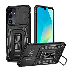 Чехол (накладка) Samsung Galaxy A36 5G / Galaxy A37 5G, Epik Camshield Army Ring, Черный
