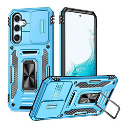 Чехол (накладка) Samsung Galaxy A57 5G, Epik Camshield Army Ring, Light Blue, Голубой