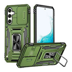 Чехол (накладка) Samsung Galaxy A57 5G, Epik Camshield Army Ring, Army Green, Оливковый