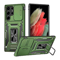 Чехол (накладка) Samsung Galaxy S26 Ultra, Epik Camshield Army Ring, Army Green, Оливковый