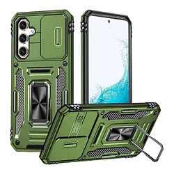 Чехол (накладка) Samsung Galaxy S26 Edge / Galaxy S26 Plus, Epik Camshield Army Ring, Army Green, Оливковый