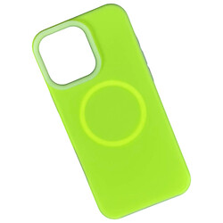 Чохол (накладка) Apple iPhone 12 / iPhone 12 Pro, Matte Neon Box, MagSafe, Зелений