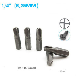 Бита 1/4", 25 мм, смещенный крест №6, CrV