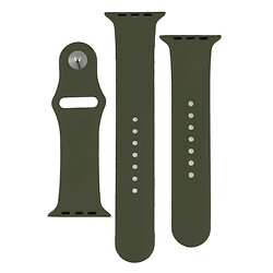 Ремешок Apple Watch 42 / Watch 44, Silicone WatchBand, Dark Olive, Оливковый
