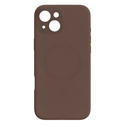 Чехол (накладка) Apple iPhone 13, Air Beats Wide Strip Full Camera, MagSafe, Коричневый