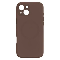 Чехол (накладка) Apple iPhone 14, Air Beats Wide Strip Full Camera, MagSafe, Коричневый